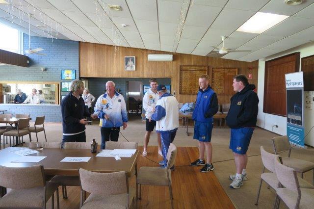 Matty & Tim with Semi finalists Andrew Penaluna, Paul Kurta, Dillon Fischer and Matt O'Brien